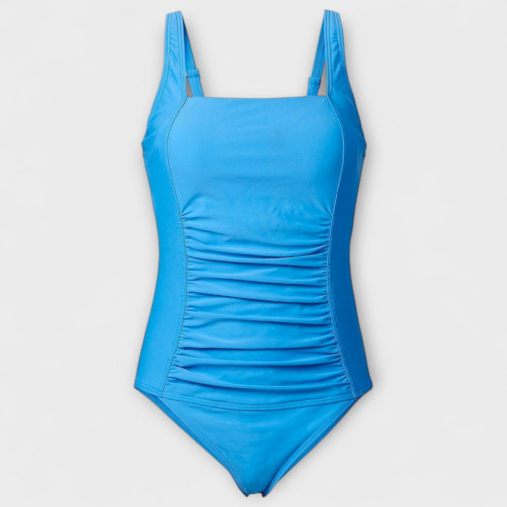 Bañador retro acolchado de Vega Madrid en color vibrante, con diseño vintage y tirantes ajustables para mujer.