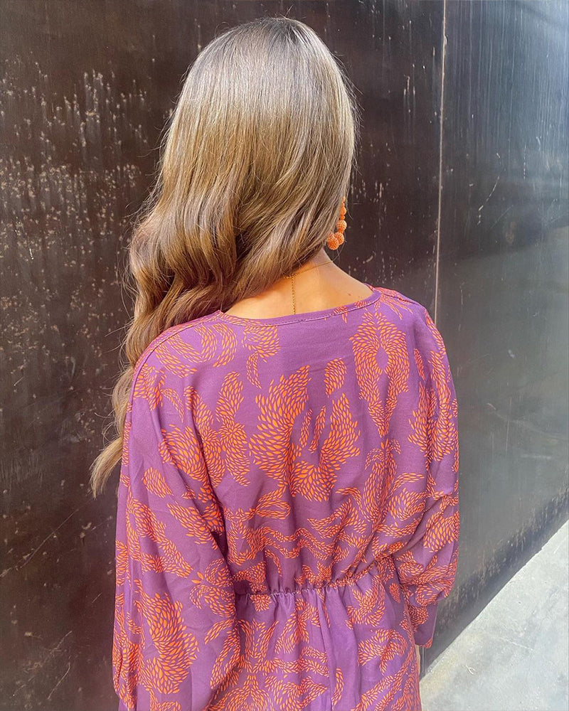 Celeste | Vestido midi floral elegante