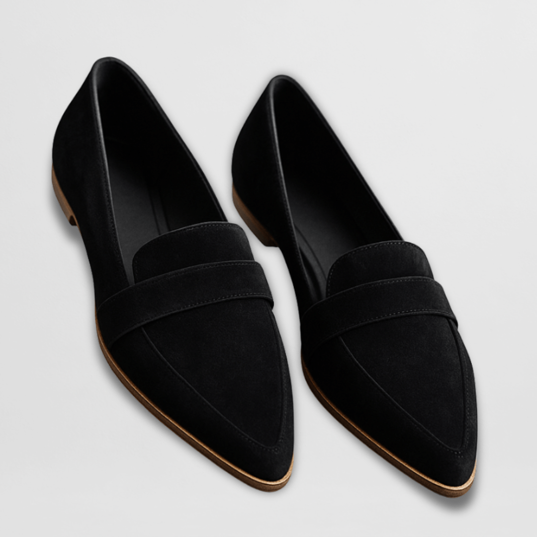 Mocasines ortopédicos Vega Madrid Helen en suave piel de ante, con diseño cómodo y elegante para uso diario.