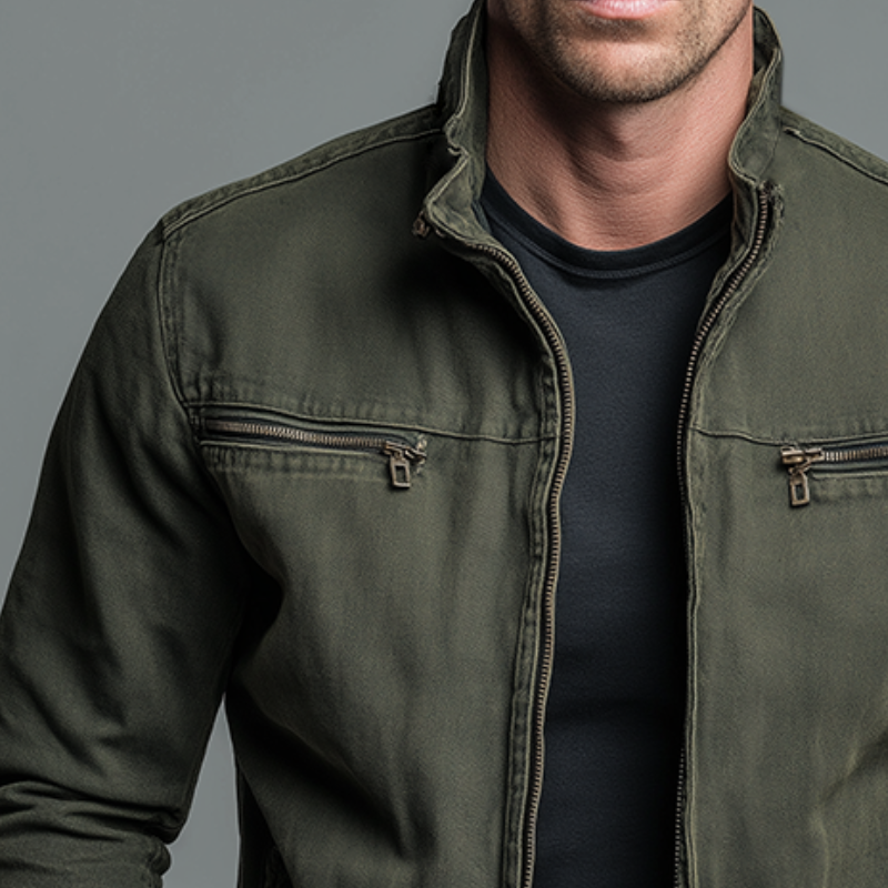 Chaqueta casual clásica Marion de Vega Madrid, en color neutro, con diseño elegante y detalles sencillos.