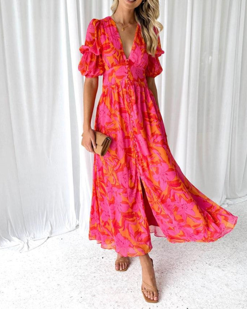 Armonia | Vestido largo con brillo solar