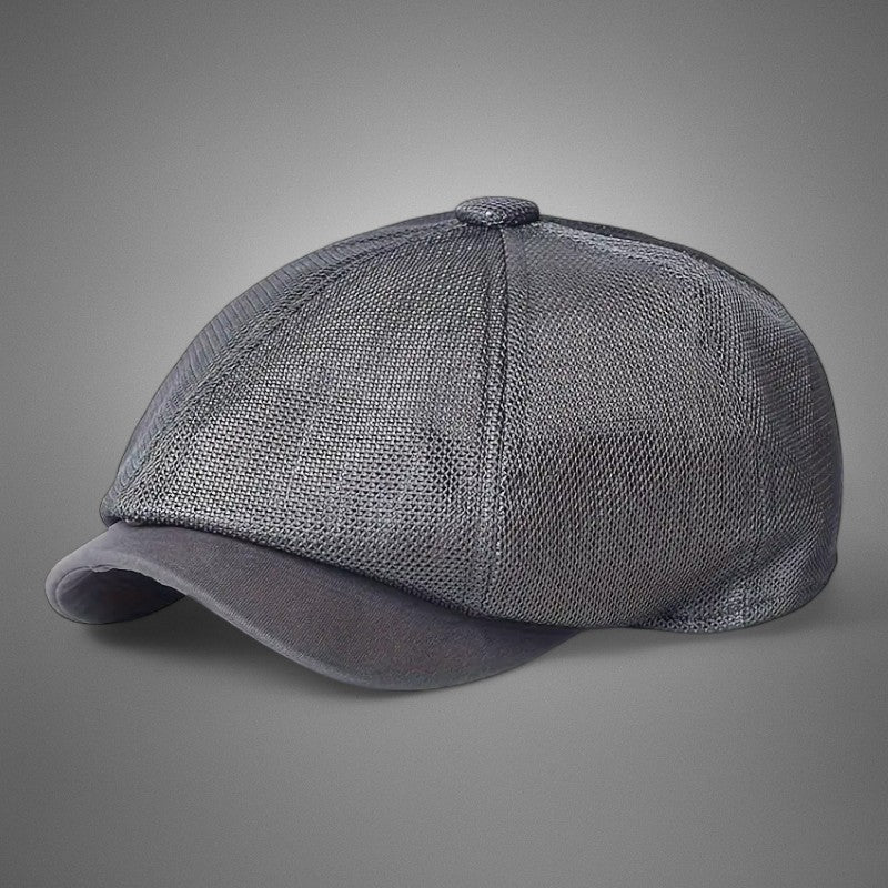Gorra transpirable para hombre Vega Madrid, con diseño deportivo y visera en color negro.