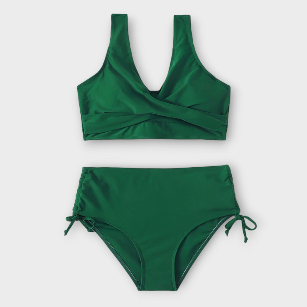 Conjunto de bikini de 2 piezas de Vega Madrid, estilo moderno y cómodo, en colores vibrantes y diseño elegante.