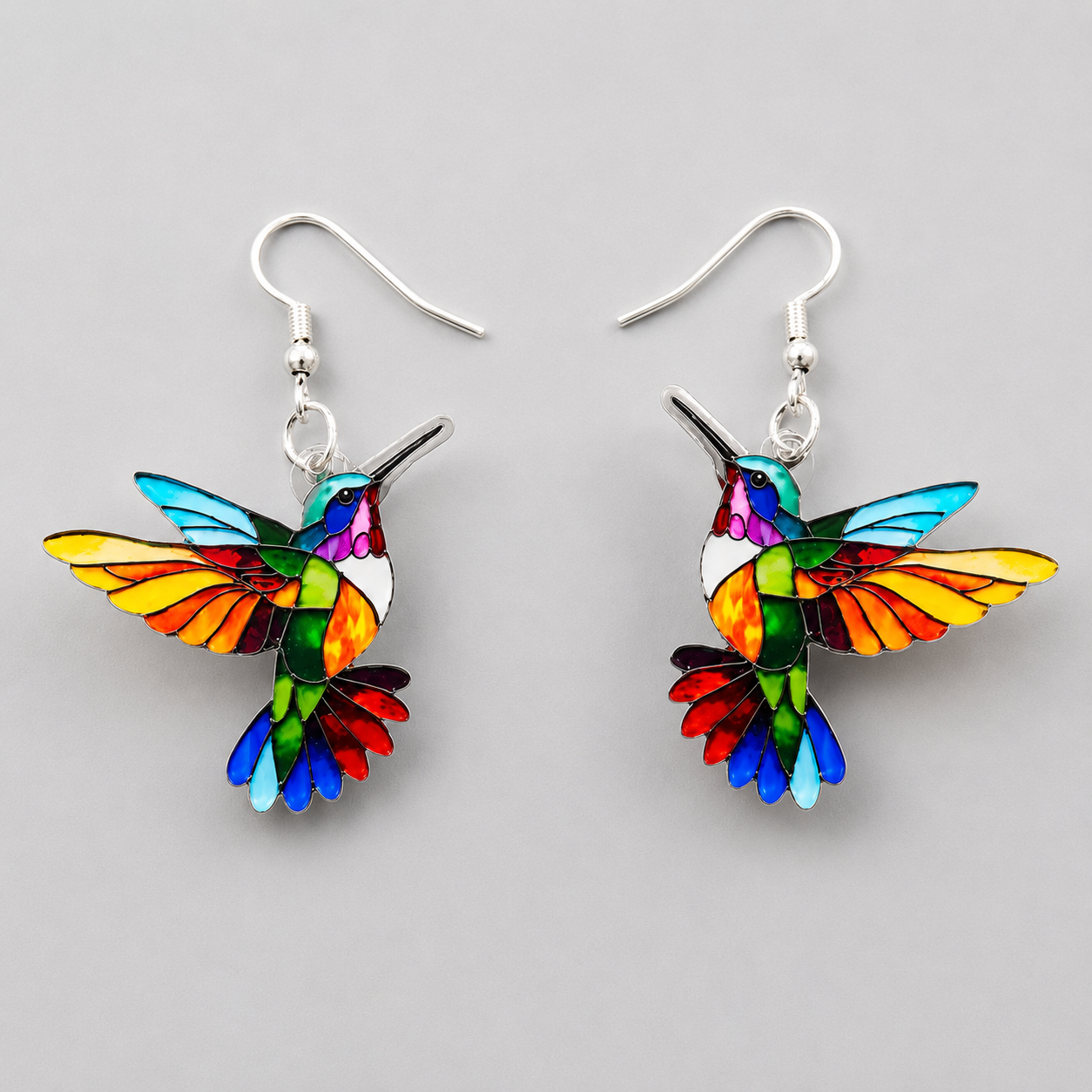 Eli | Collar Colibrí + Pendientes de Regalo
