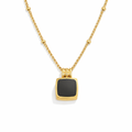 Collar con Colgante Negro