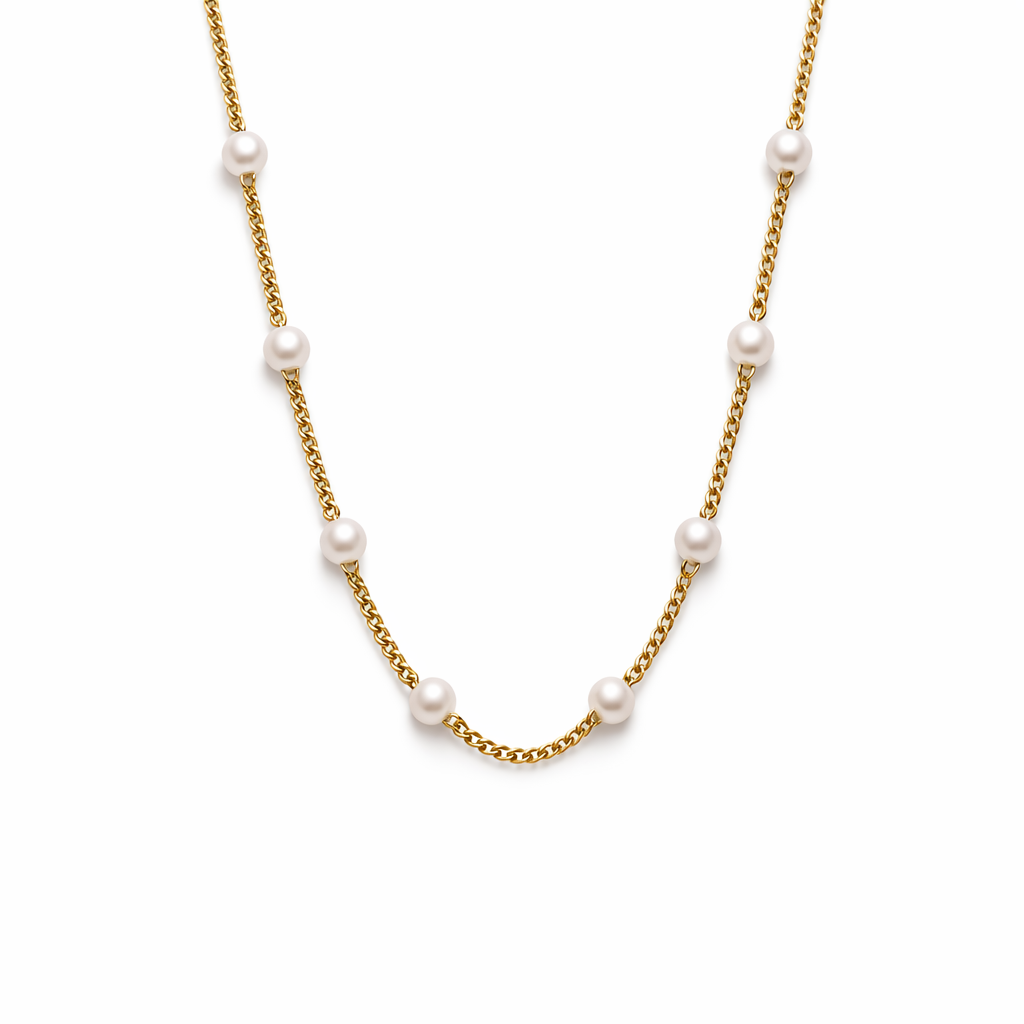 Collar Nura Perla en Oro 18K