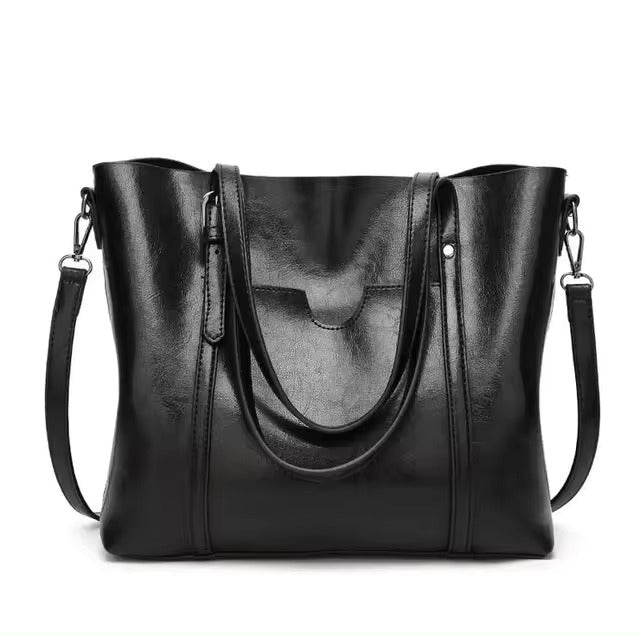 Bolso tote de piel Aubrey de Vega Madrid, bolso de lujo en cuero con diseño elegante y espacioso.