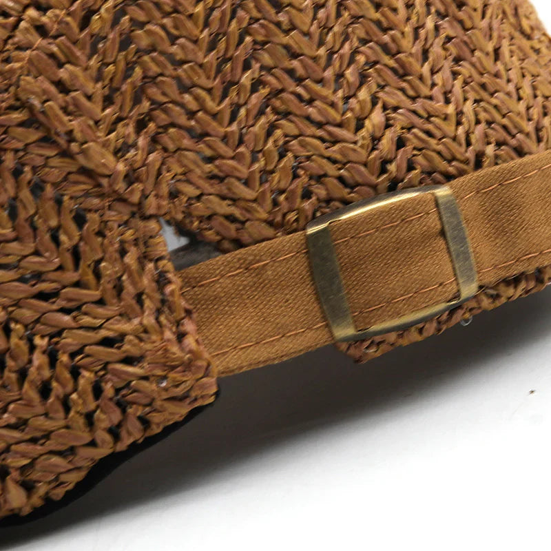 Boina de paja ajustable de verano Adrián de Vega Madrid, con detalles de fibra natural y estilo clásico para el verano.