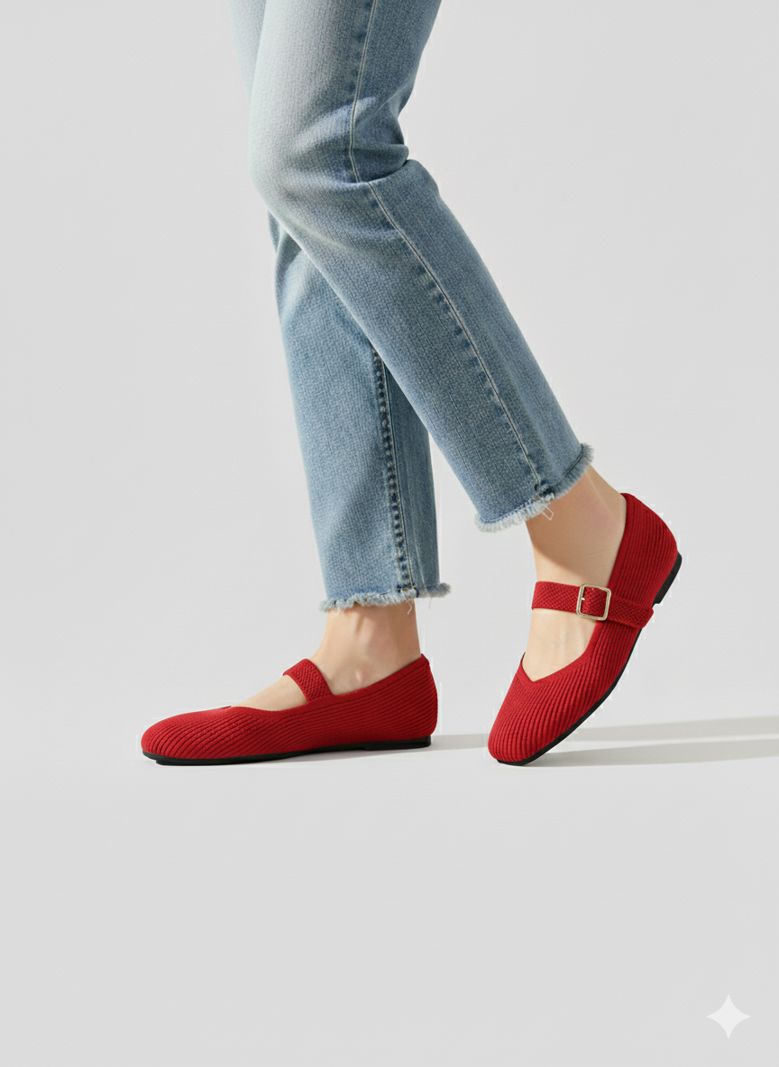 Bailarina Aveline de Vega Madrid en color punto elegante, con diseño clásico y cómodo, perfecta para estilo sofisticado.