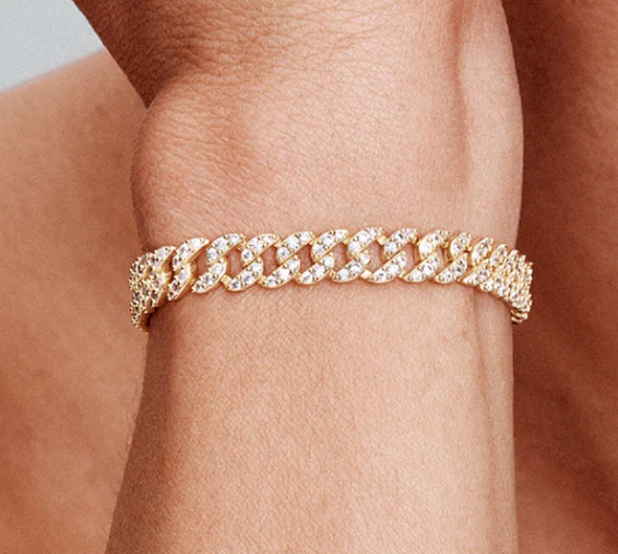 Pulsera Cubana Pavé