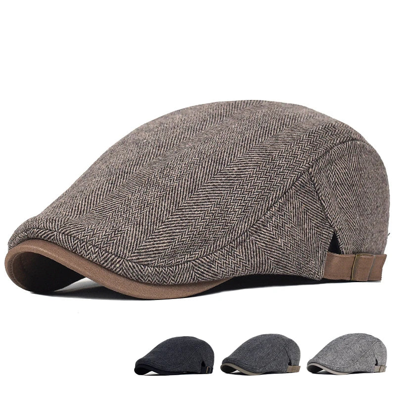 Gorra premium para hombre Gabriel de Vega Madrid, estilo moderno y cómodo, vista frontal en color neutro.
