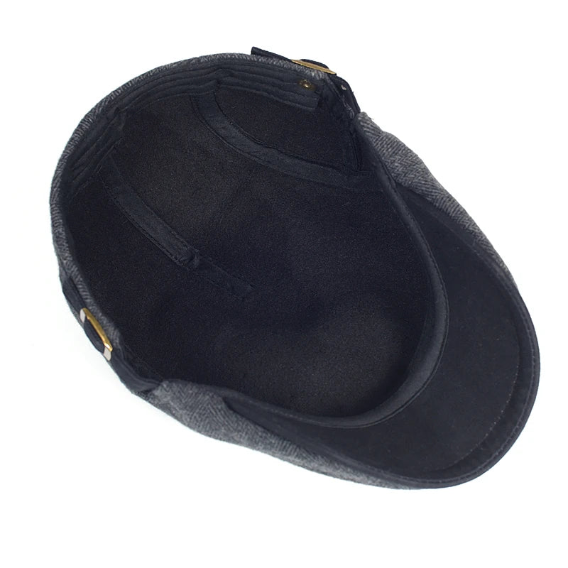 Gorra premium para hombre Gabriel de Vega Madrid, estilo moderno y cómodo, en color negro con diseño clásico.
