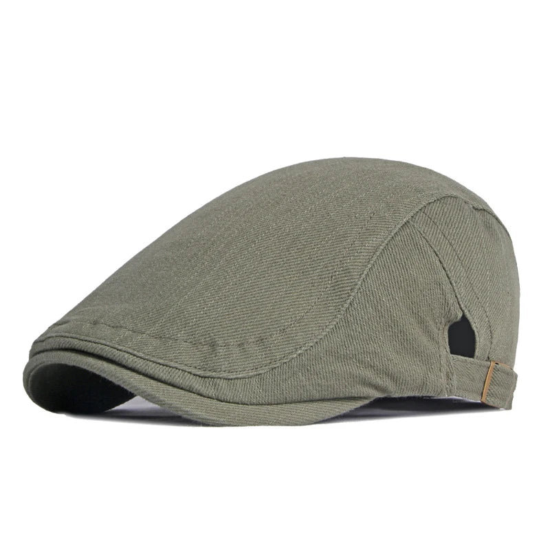 Gorra ajustable para hombre Samuel de Vega Madrid, diseño moderno y cómodo en color neutro, vista frontal del producto