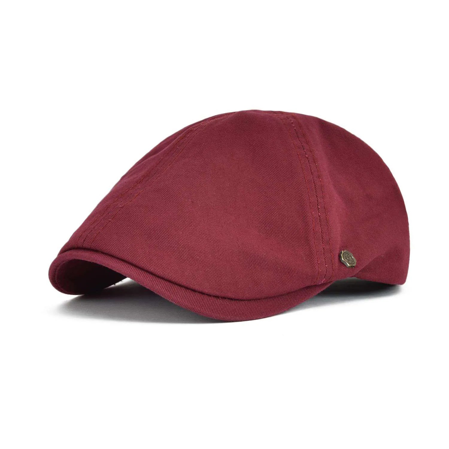 Gorra de golf de algodón Álex de Vega Madrid, diseño clásico y cómodo, vista frontal con logo en la parte frontal.