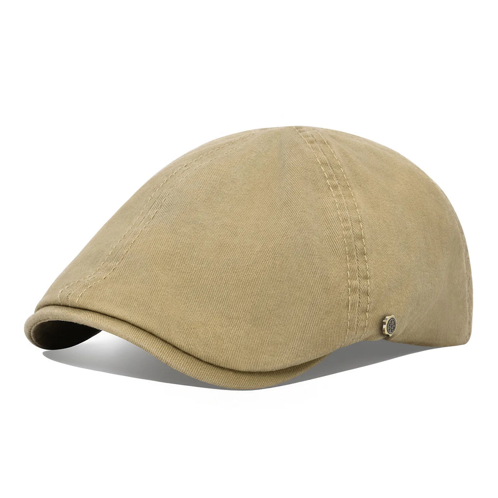 Gorra de golf de algodón Álex de Vega Madrid, en color blanco con diseño clásico y visera curva para golf.