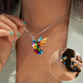 Eli | Collar Colibrí + Pendientes de Regalo