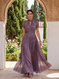 Flavia | Vestido Largo Elegante Violeta