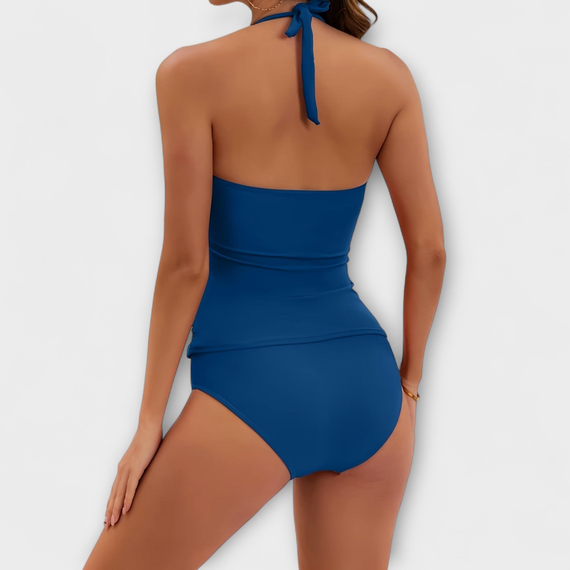 Bañador de dos piezas Sienna de Vega Madrid en azul royal, con diseño de verano y estilo moderno para mujer.