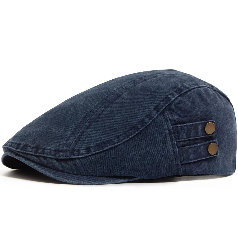 Gorra vintage Heritage Thiago de Vega Madrid, estilo clásico, en color oscuro, con diseño elegante y detalles de alta calidad.