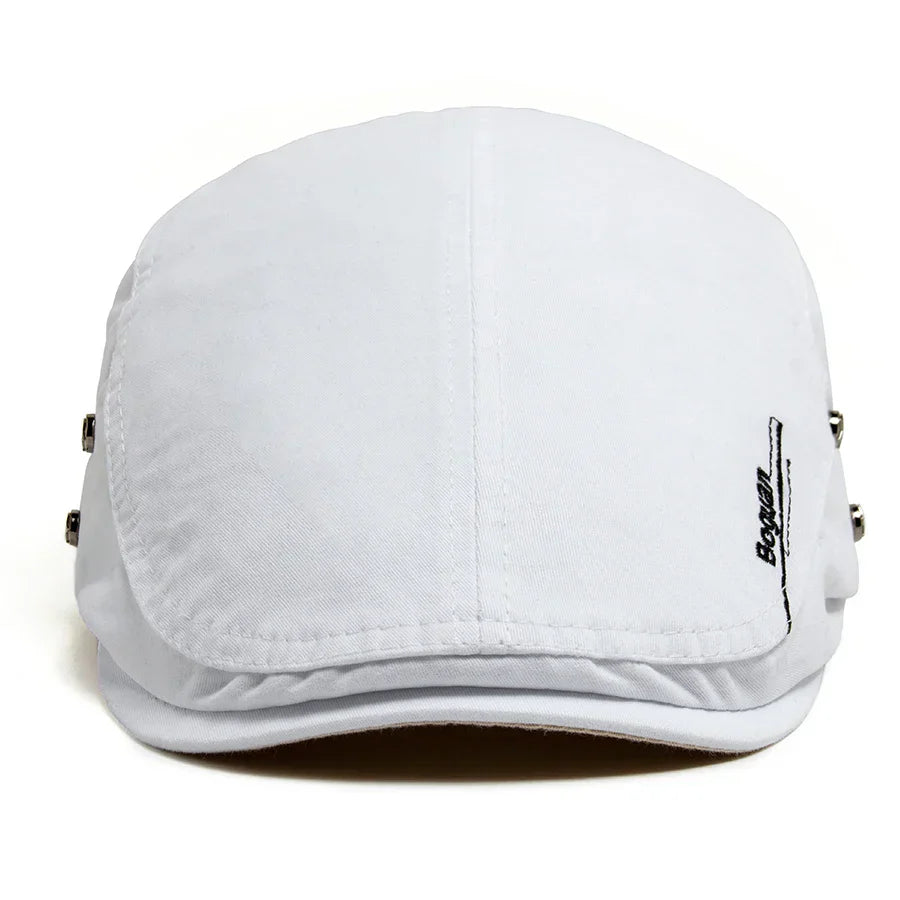 Gorra vintage Bruno de Vega Madrid con lazo decorativo, estilo clásico y elegante para mujer.