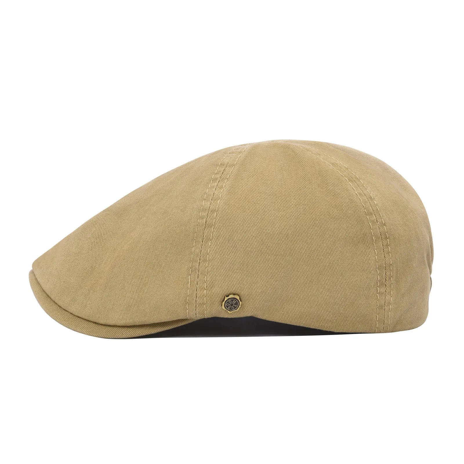 Gorra de golf de algodón Álex de Vega Madrid, en color neutro, con diseño clásico y visera curva para protección solar.