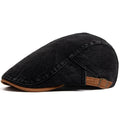 Gorra plana vaquera Mateo de Vega Madrid, estilo casual con diseño clásico y bordado en la parte frontal, en color azul denim.