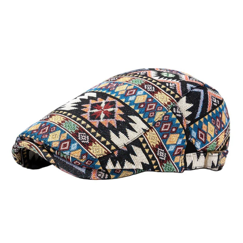 Gorra retro ajustable Vega Madrid en colores vibrantes, vista frontal con diseño clásico y cierre ajustable.