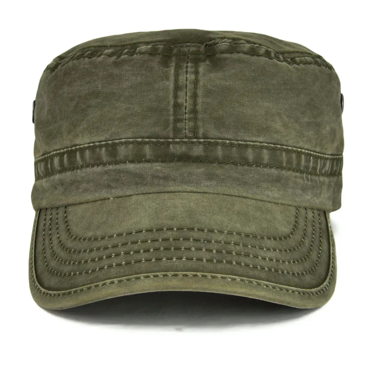 Gorra vintage resistente Diego de Vega Madrid, diseño clásico y duradero en color oscuro, vista frontal en la imagen.