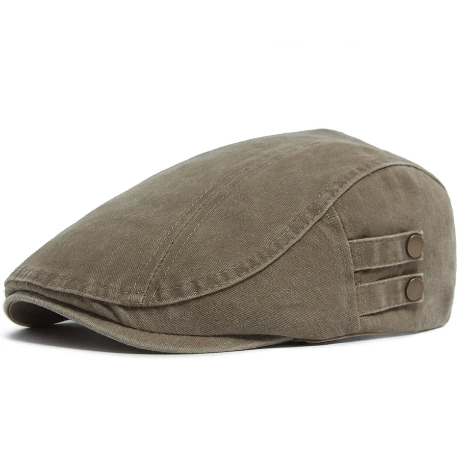 Gorra vintage Vega Madrid Thiago de estilo heritage, en color oscuro, con diseño clásico y detalles en la parte frontal.