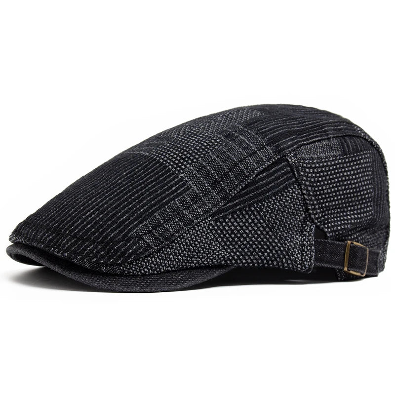 Gorra Capri Denim Nico de Vega Madrid, estilo casual con diseño en mezclilla azul y ajuste cómodo en la cabeza.