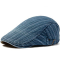 Gorra elegante para hombre Daniel de Vega Madrid, diseño clásico y sofisticado en color oscuro, vista frontal.