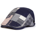 Gorra patchwork para hombre de la marca Vega Madrid, estilo casual con detalles de costura en la parte frontal.