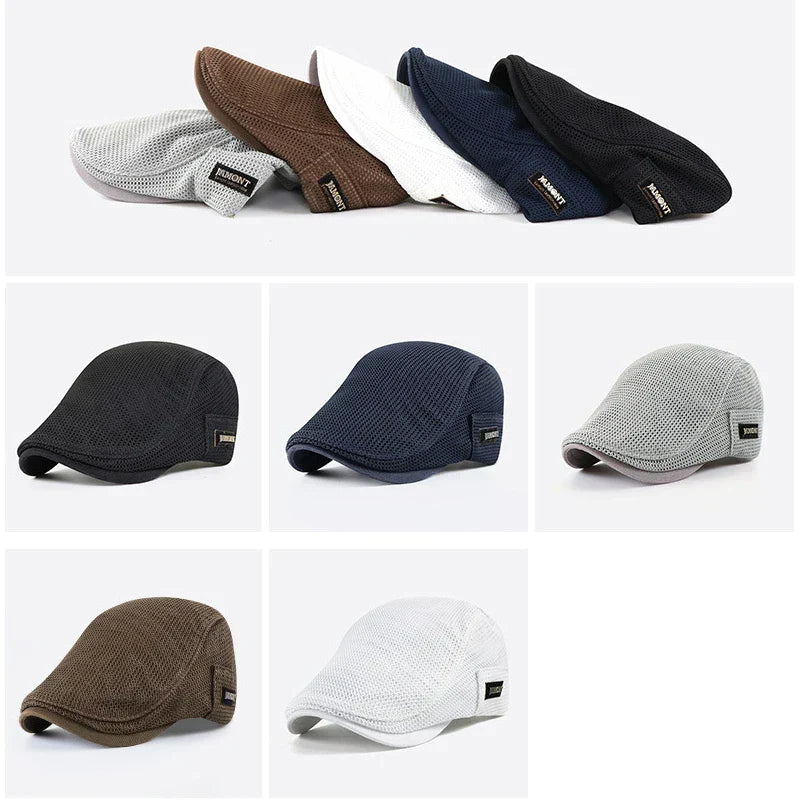 Gorra transpirable Vega Madrid Gael en color negro, con diseño deportivo y visera curva para protección solar.