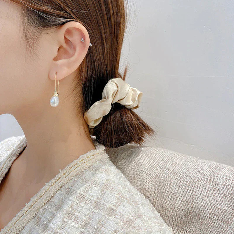 Pendientes Colgantes de Perlas