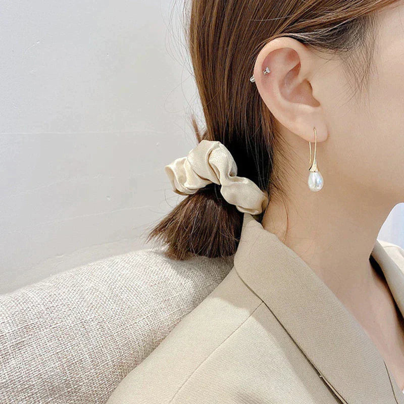 Pendientes Colgantes de Perlas