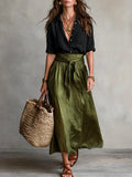 Conjunto de dos piezas Natalia de Vega Madrid, ropa elegante y moderna en imagen con detalles visibles en colores claros.