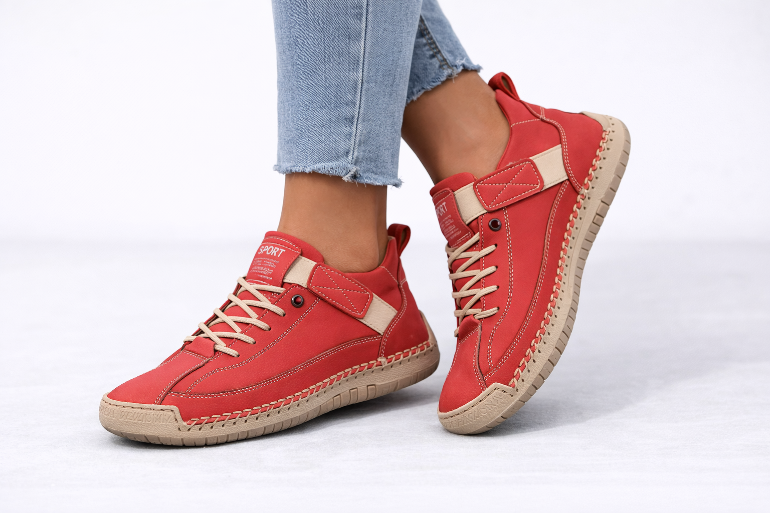 María | Sneaker Urbana con Cierre Ajustable y Confort Diario - Vega Madrid