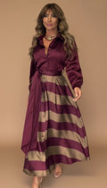 Mila | Vestido Largo a Rayas