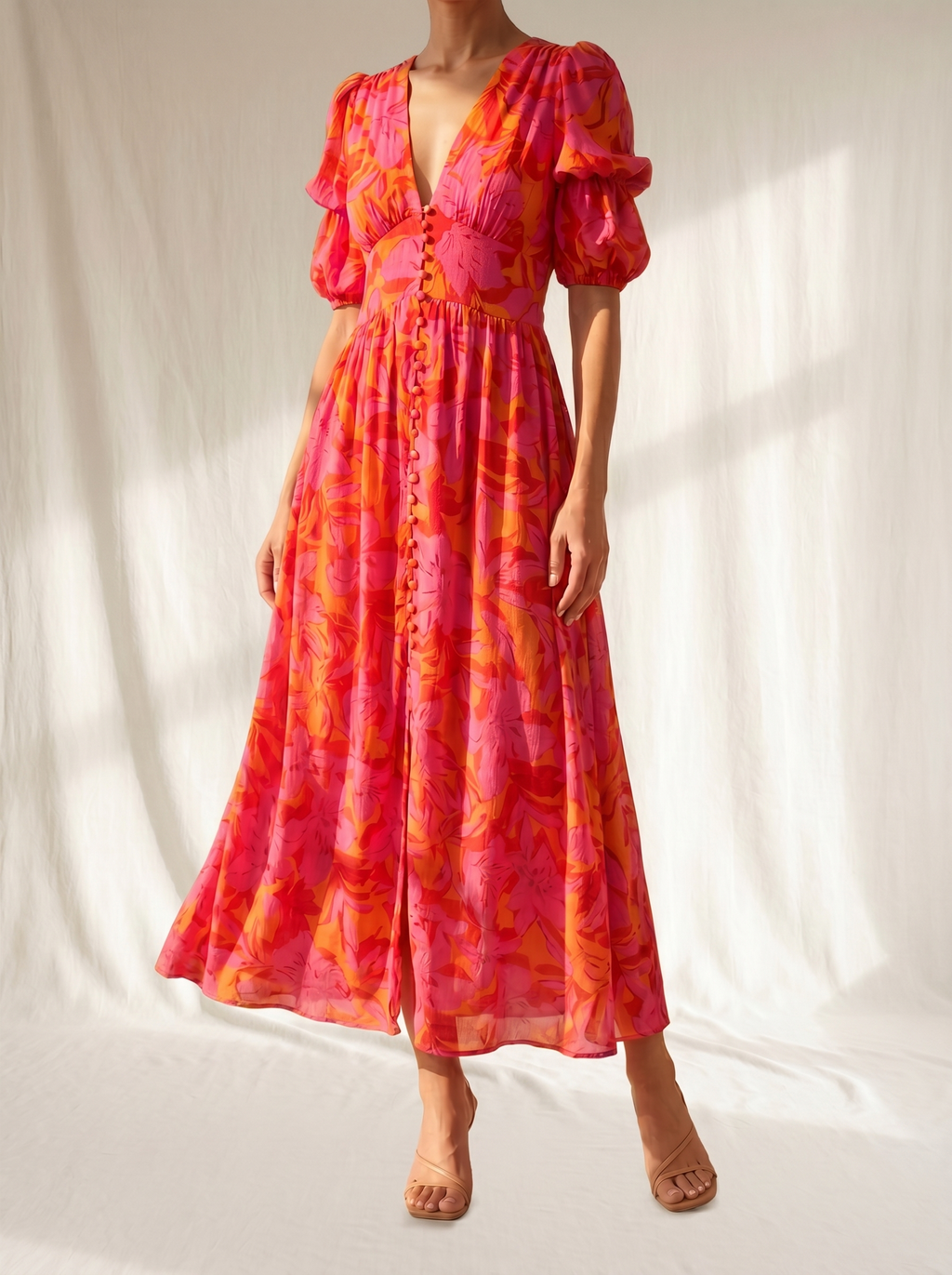 Armonia | Vestido largo con brillo solar