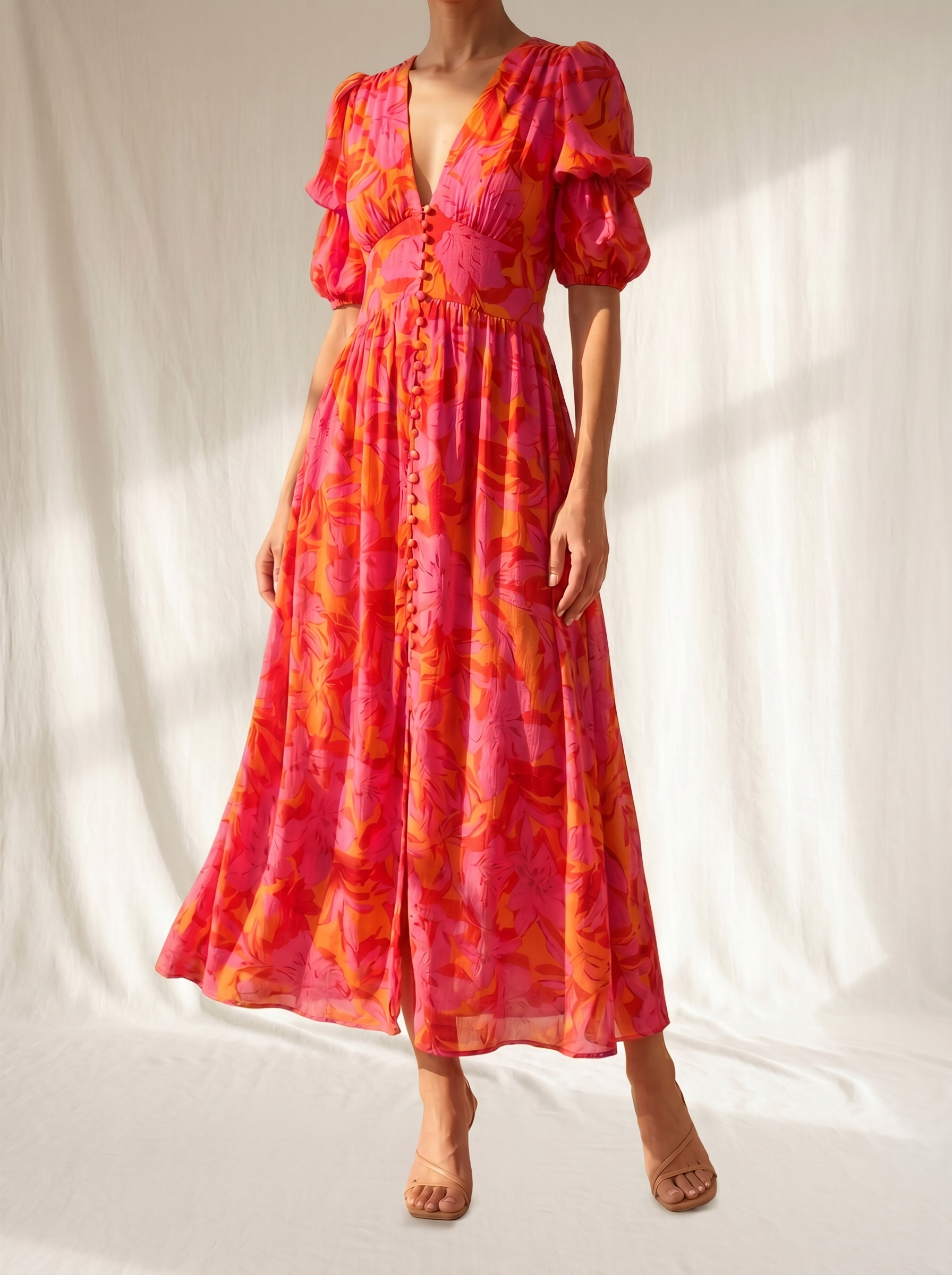 Armonia | Vestido largo con brillo solar