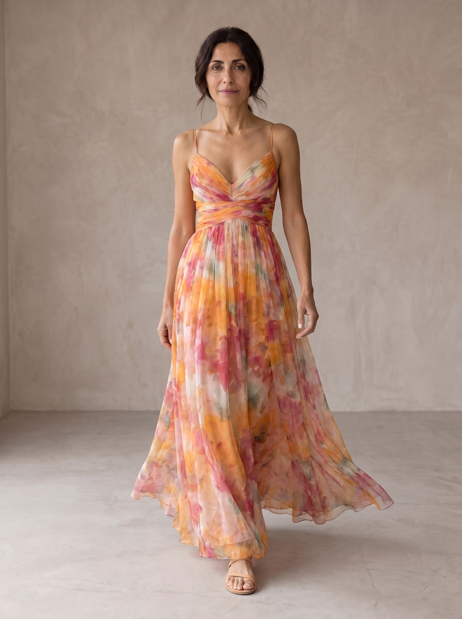 Giselle | Vestido largo floral encantador