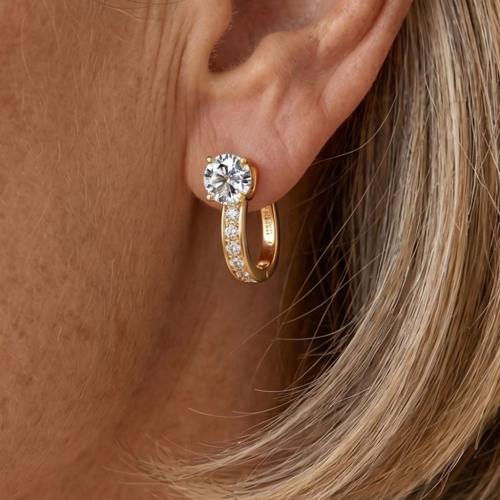 Pendientes Huggie Elegantes