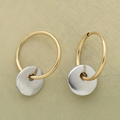 Pendientes de aro elegantes hechos a mano por Vega Madrid, con detalles finos y diseño sofisticado para ocasiones especiales.
