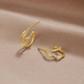 Pendientes Artie Crystal de Vega Madrid, aros de oro con capas de cristales brillantes y diseño elegante.