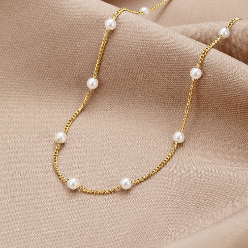 Collar Nura Perla en Oro 18K