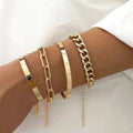 Elan | Set de Pulseras Doradas