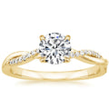 Jane | Anillo Trenzado con Diamantes