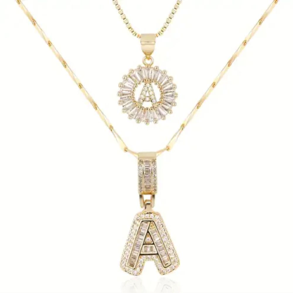 Collar con Inicial Pavé Personalizada