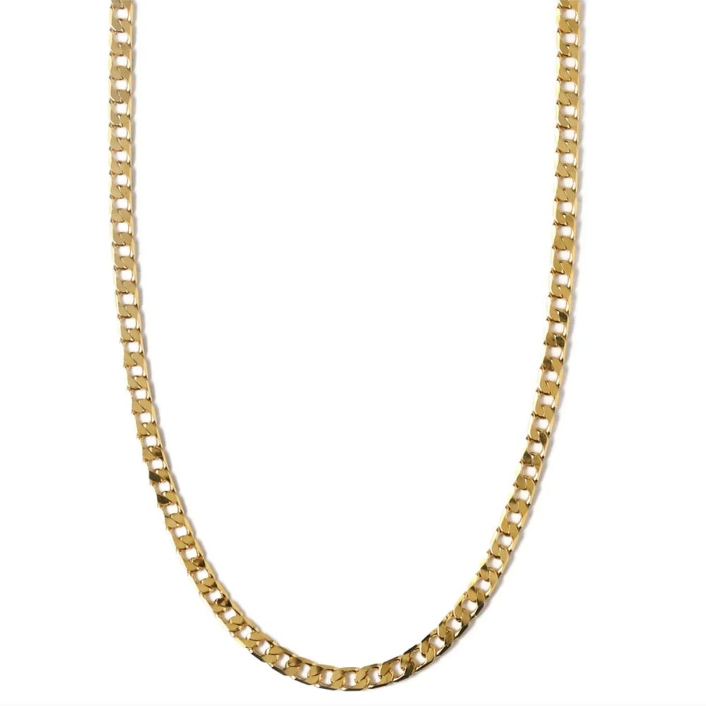 Collar de Cadena Plana de Eslabones