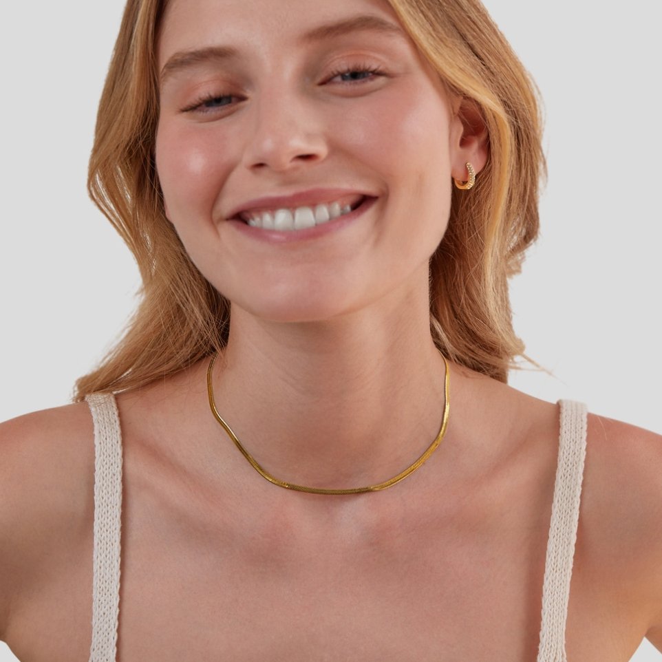 Collar Sarya Cadena Serpiente
